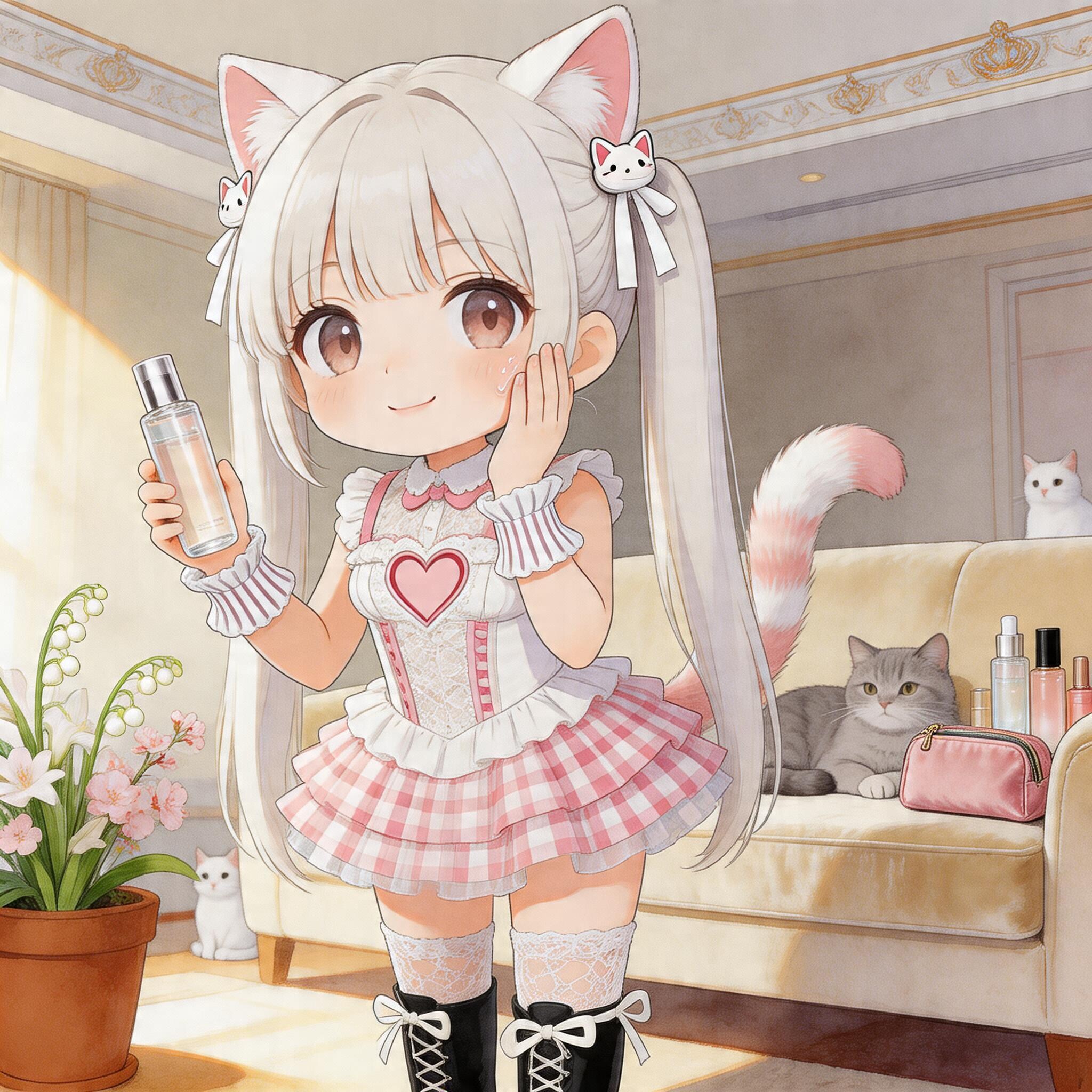 白ツイにゃん | の人気AIイラスト・グラビア