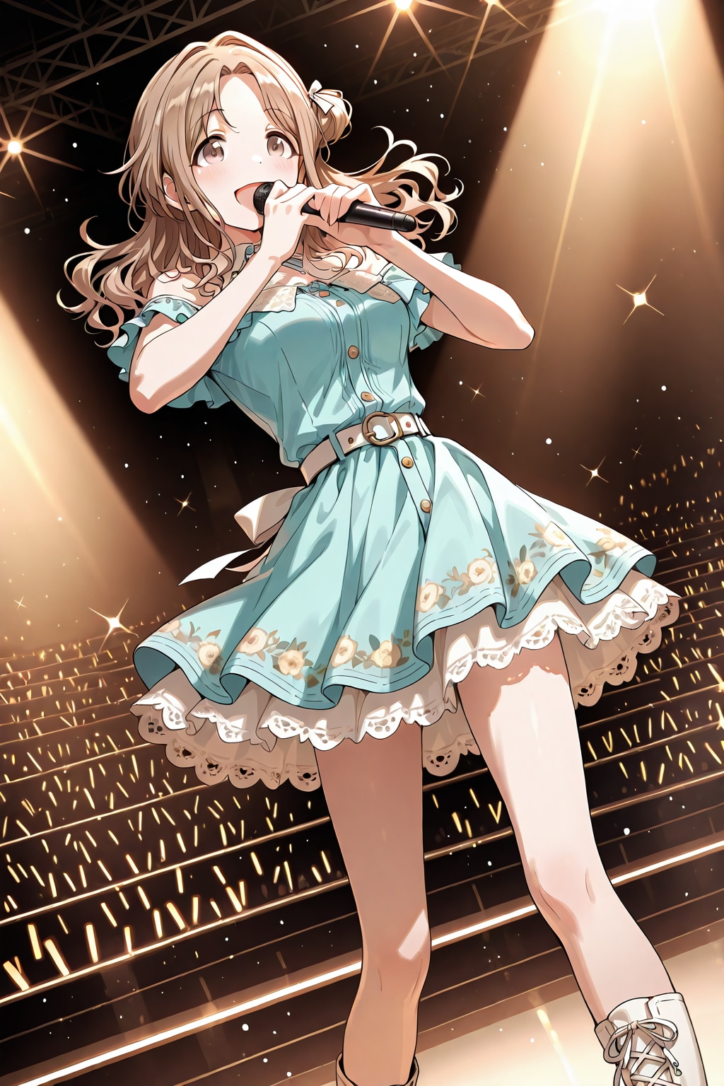 【コンサート】市川雛菜ちゃん　ーノクチル４人用画像ー | の人気AIイラスト・グラビア