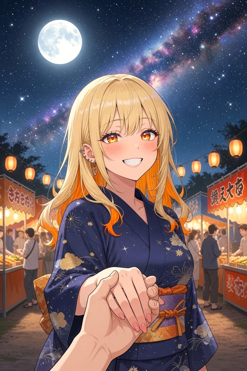 【白ギャル】天の川祭り