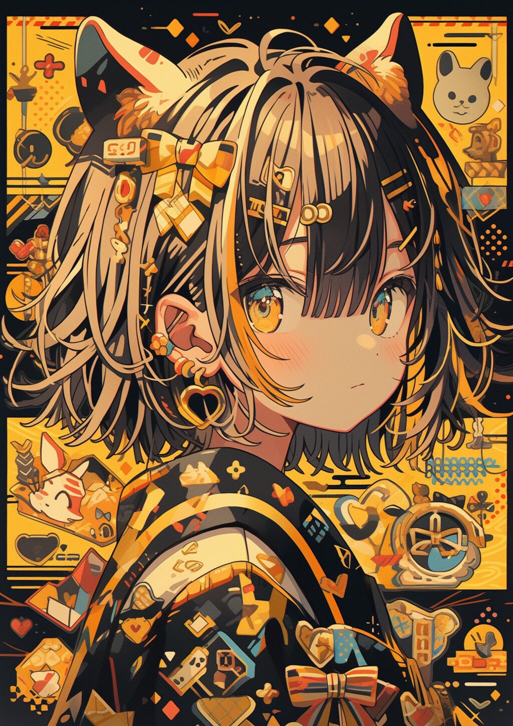 金のねこみみ