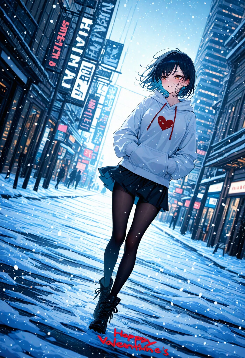 パーカーのポケットに忍ばせて