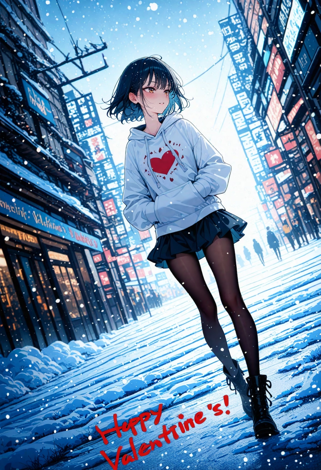 パーカーのポケットに忍ばせて