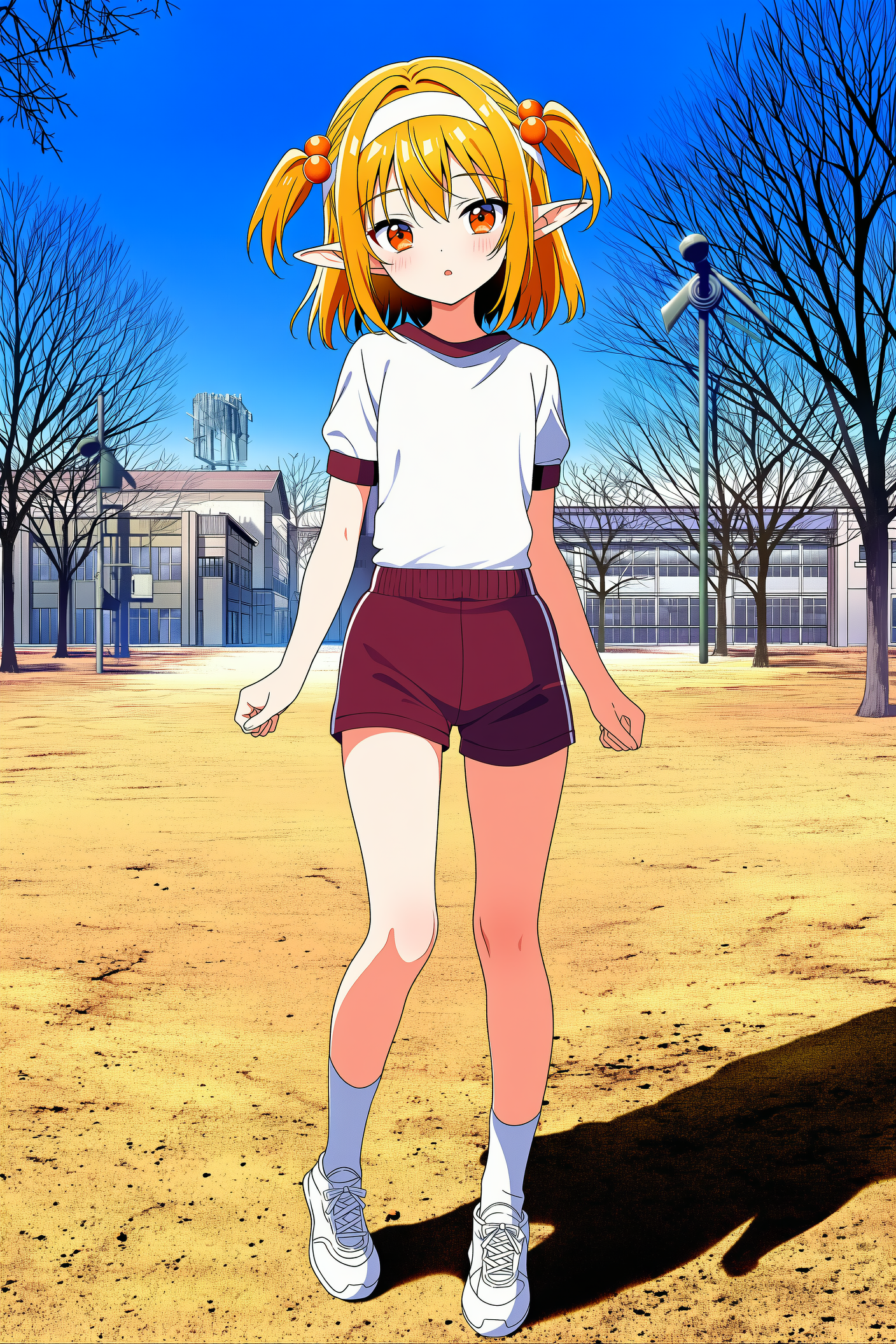 体操着エルフさん | の人気AIイラスト・グラビア