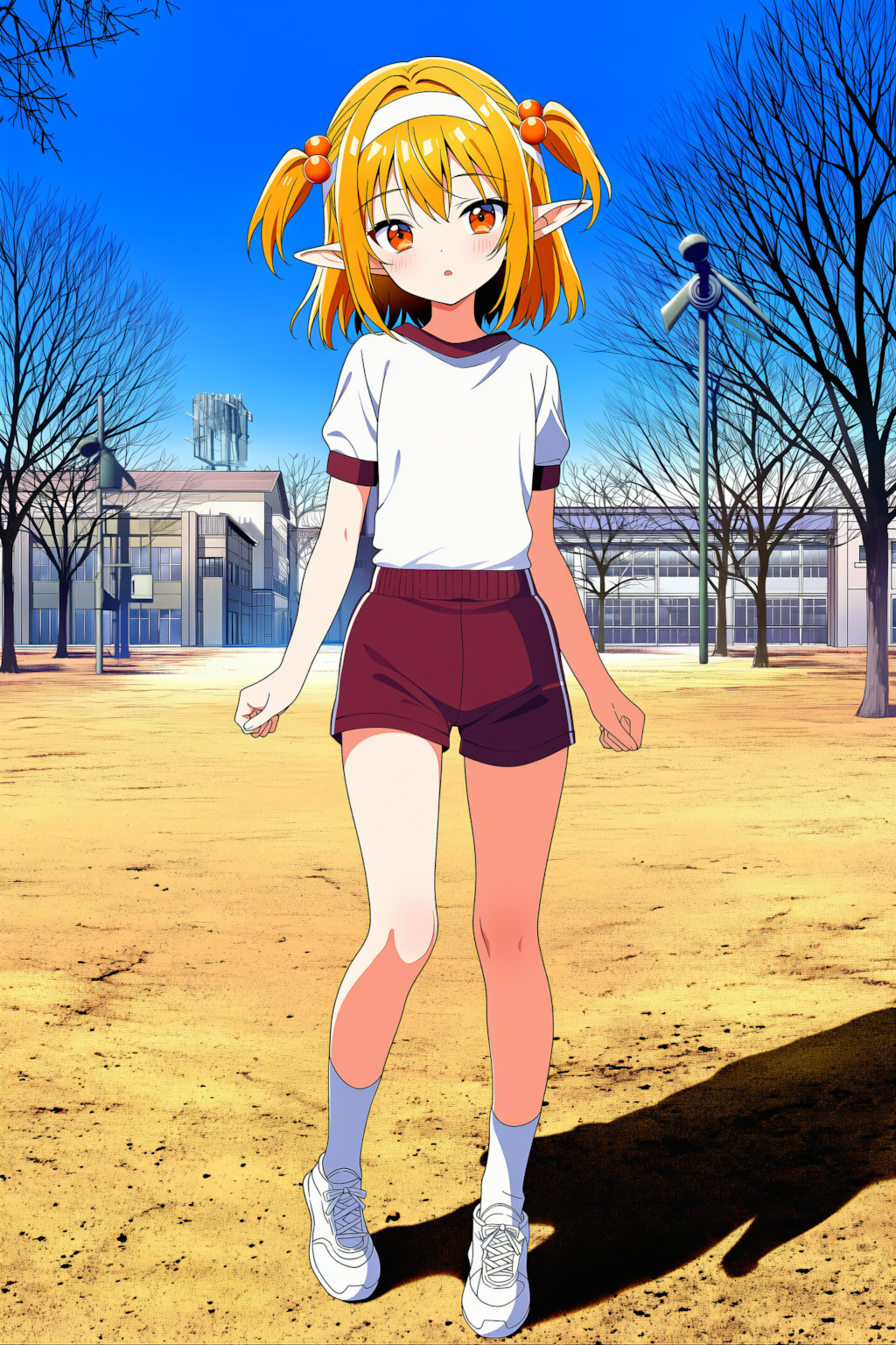 体操着エルフさん