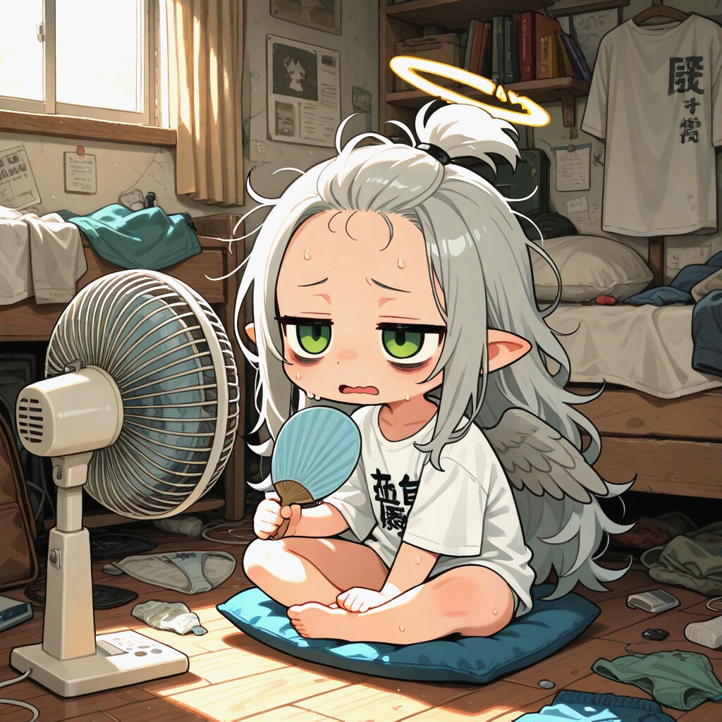 あついー