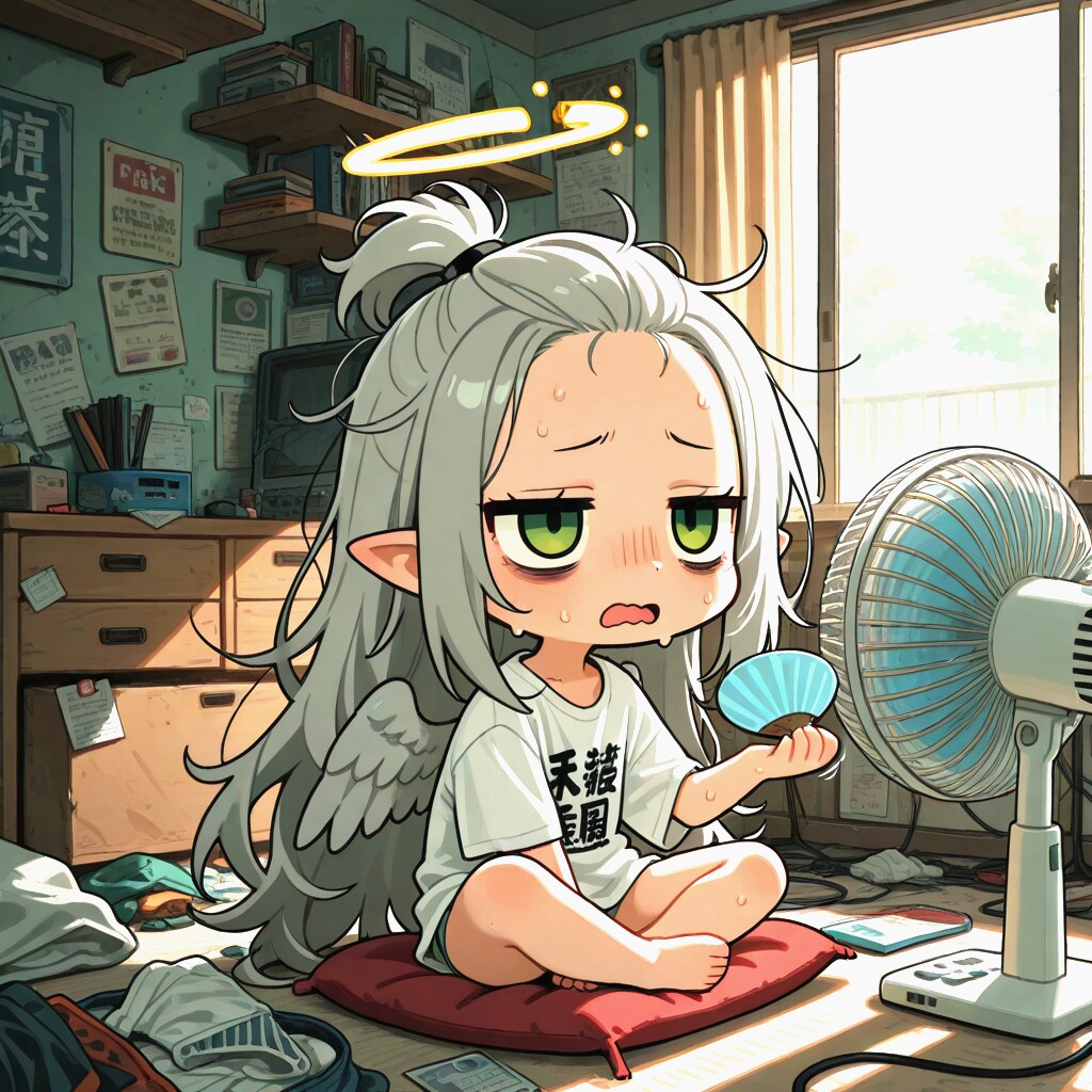 あついー