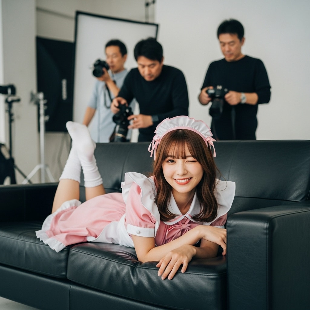 メイド撮影会 | の人気AIイラスト・グラビア