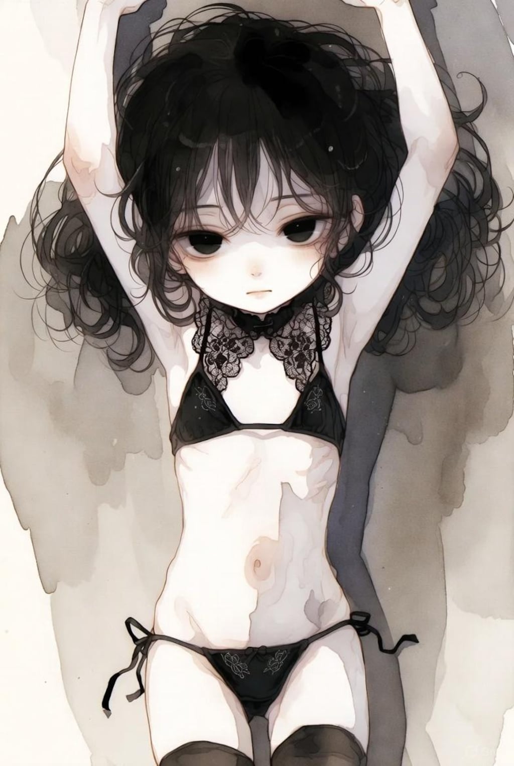 黒髪黒目ちゃん＜鼻２穴オンリー＞