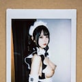 メイドカフェのおっぱいチェキ 7枚目