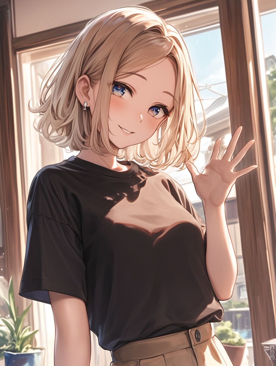 マッシュカットの子✨114