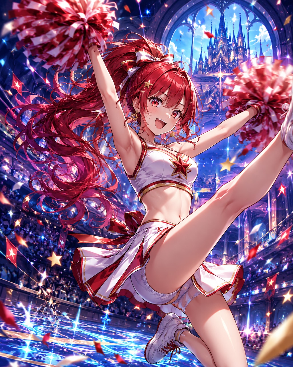 チアひより、全力応援中！🏵⸜(  ॑꒳ ॑ * )⸝🏵
