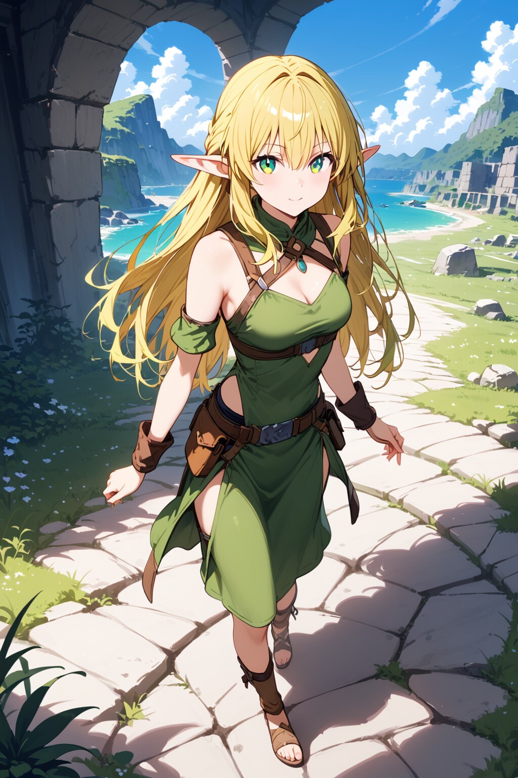 エルフの冒険者 | の人気AIイラスト・グラビア