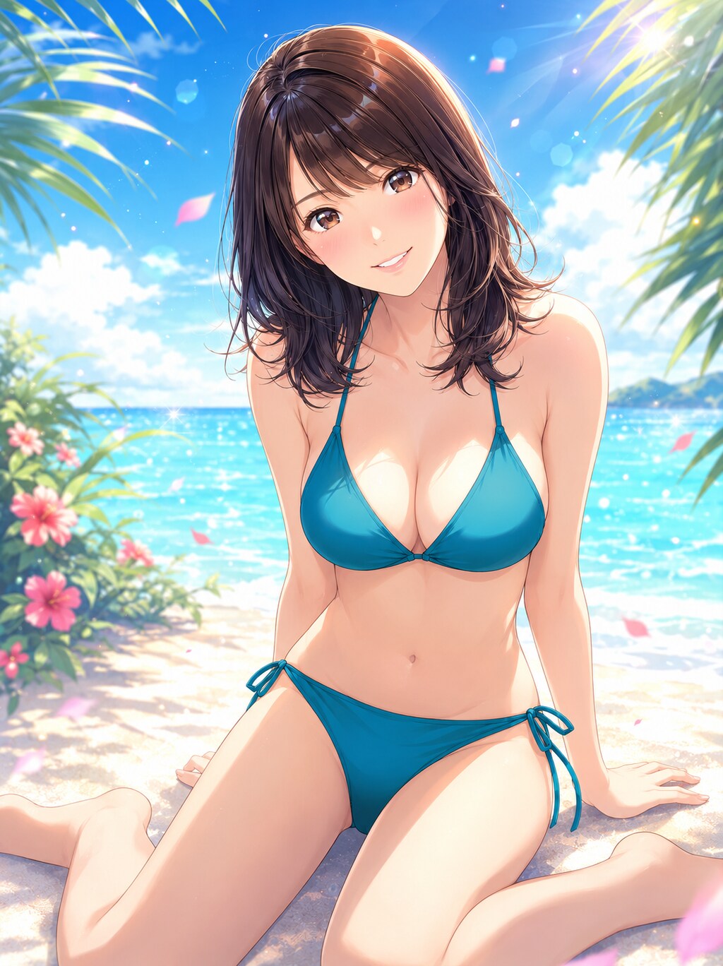 水着女性