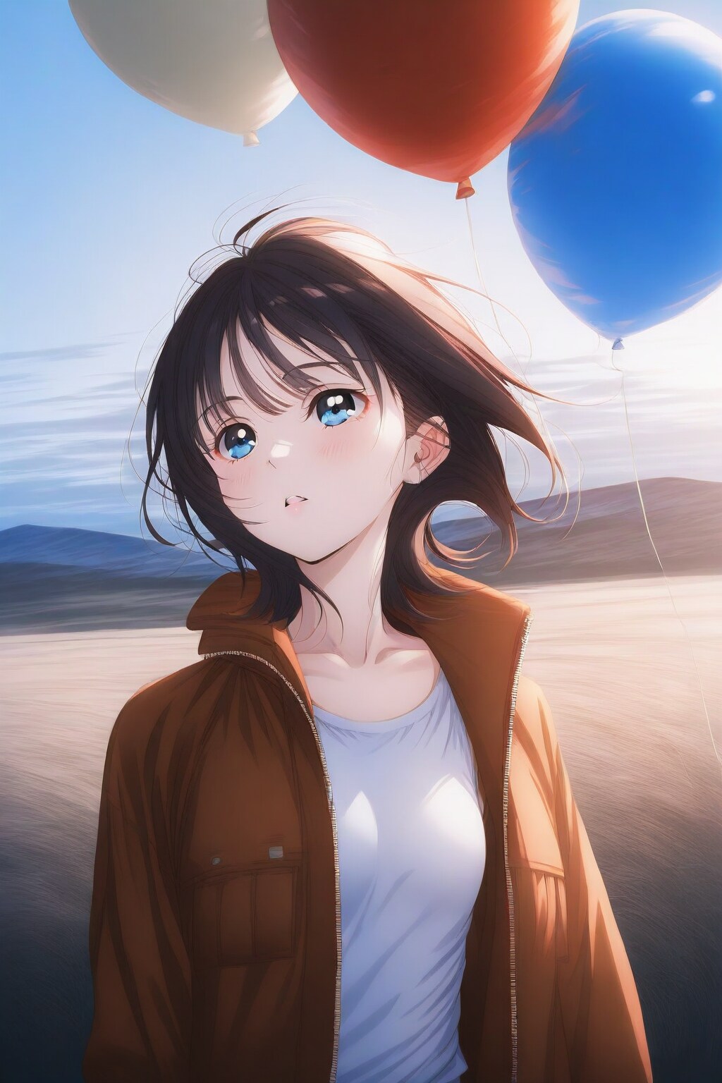 青い瞳の旅立ち