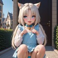 今日のニャンコ ～ウチのコ（ペット）自慢～　Part.11 しゃがんで(=^..^=)ﾐｬｰ 5枚目