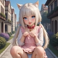 今日のニャンコ ～ウチのコ（ペット）自慢～　Part.11 しゃがんで(=^..^=)ﾐｬｰ 2枚目
