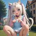 今日のニャンコ ～ウチのコ（ペット）自慢～　Part.11 しゃがんで(=^..^=)ﾐｬｰ 6枚目