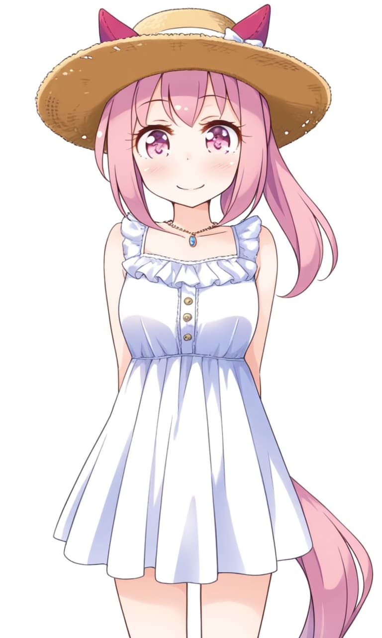 ハルウララ 麦わら帽子とワンピース | の人気AIイラスト・グラビア