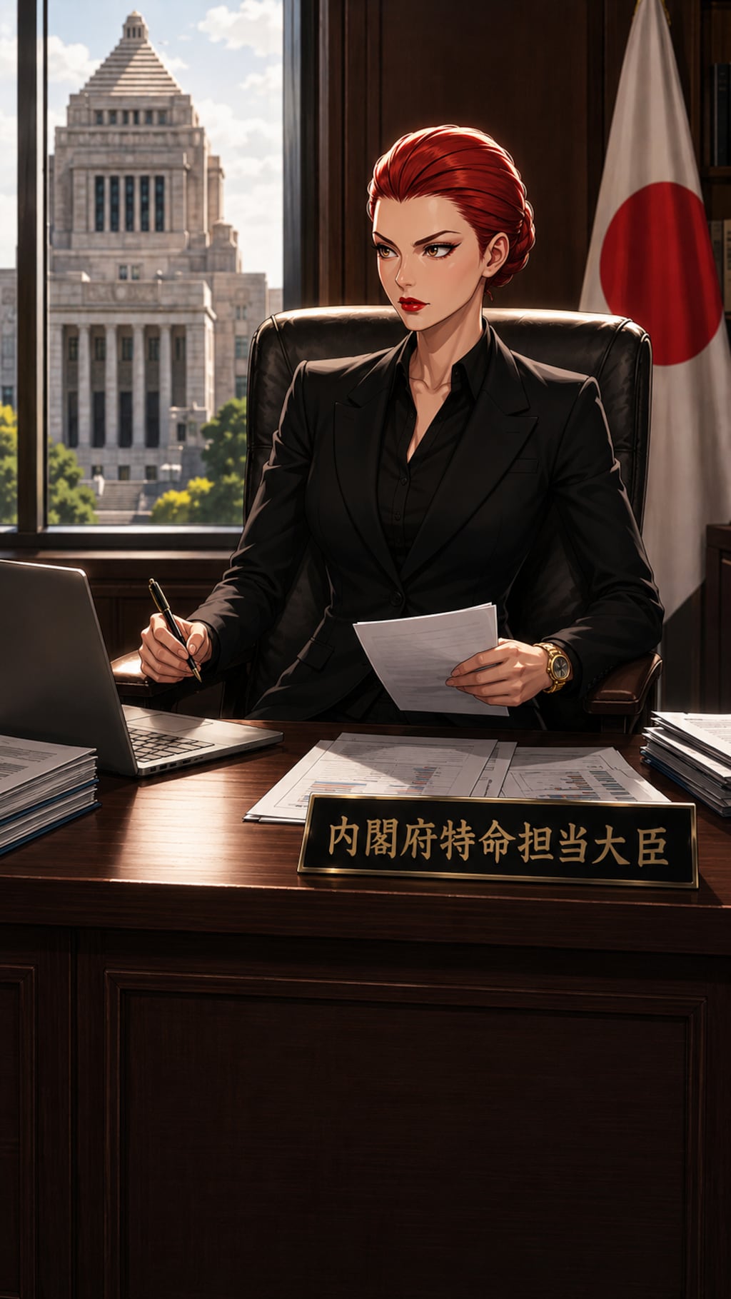 女性大臣の日（レッド姐さん）