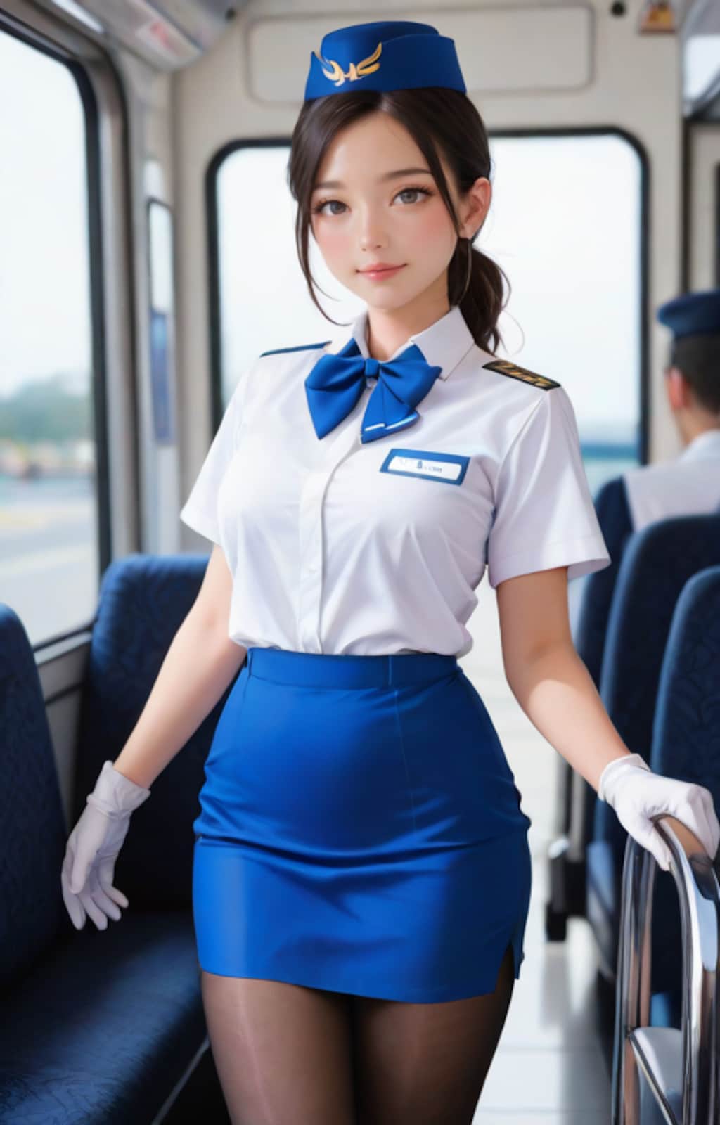 バスガイドのおねぇさん