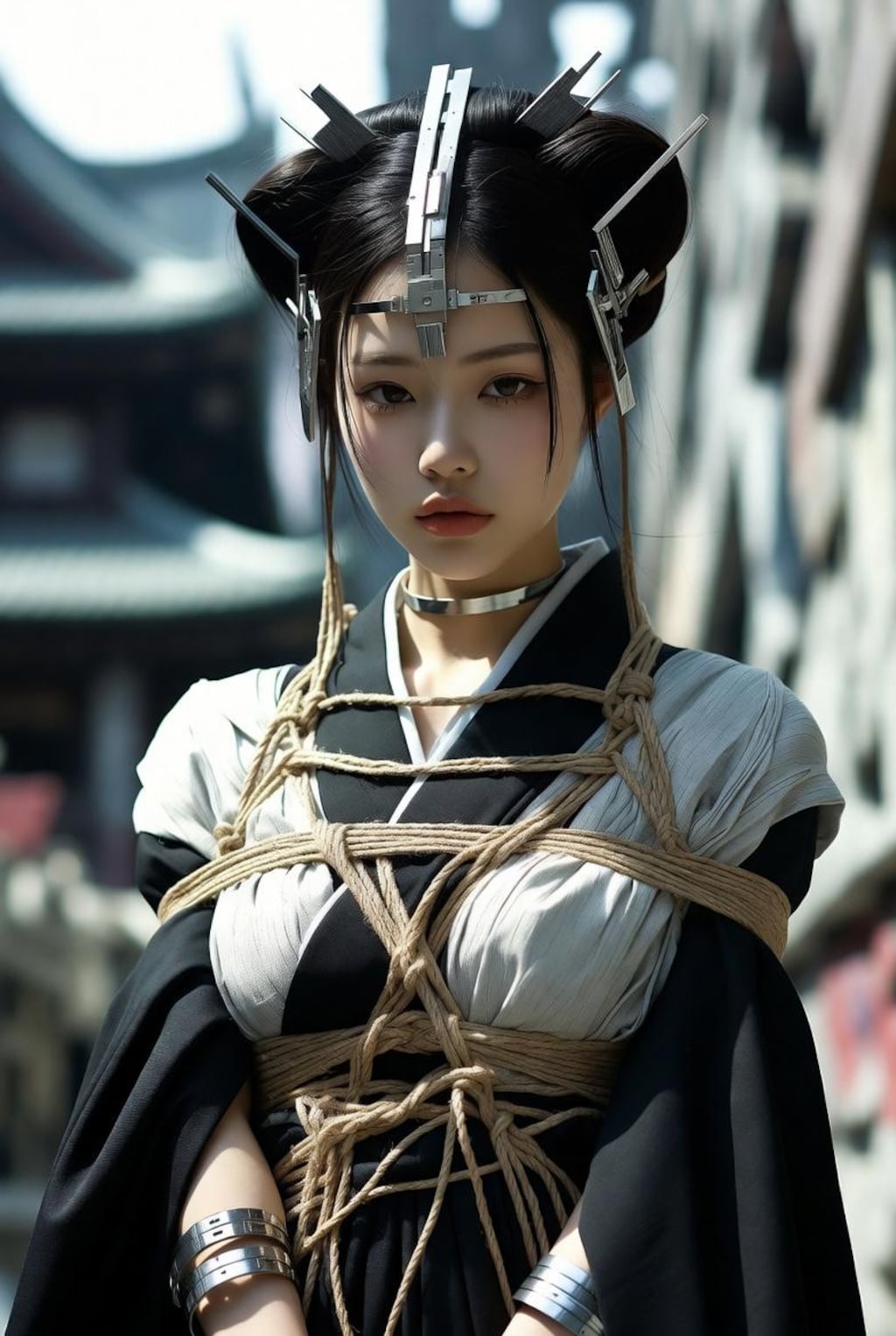 未来的 和風緊縛ファッション