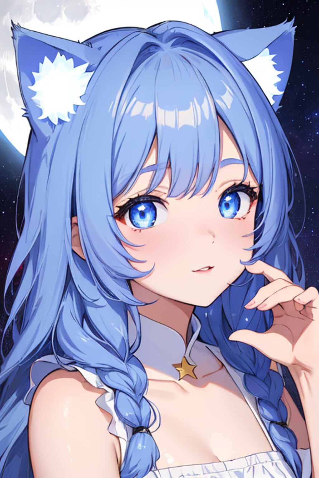 月の不思議な少女-No.3