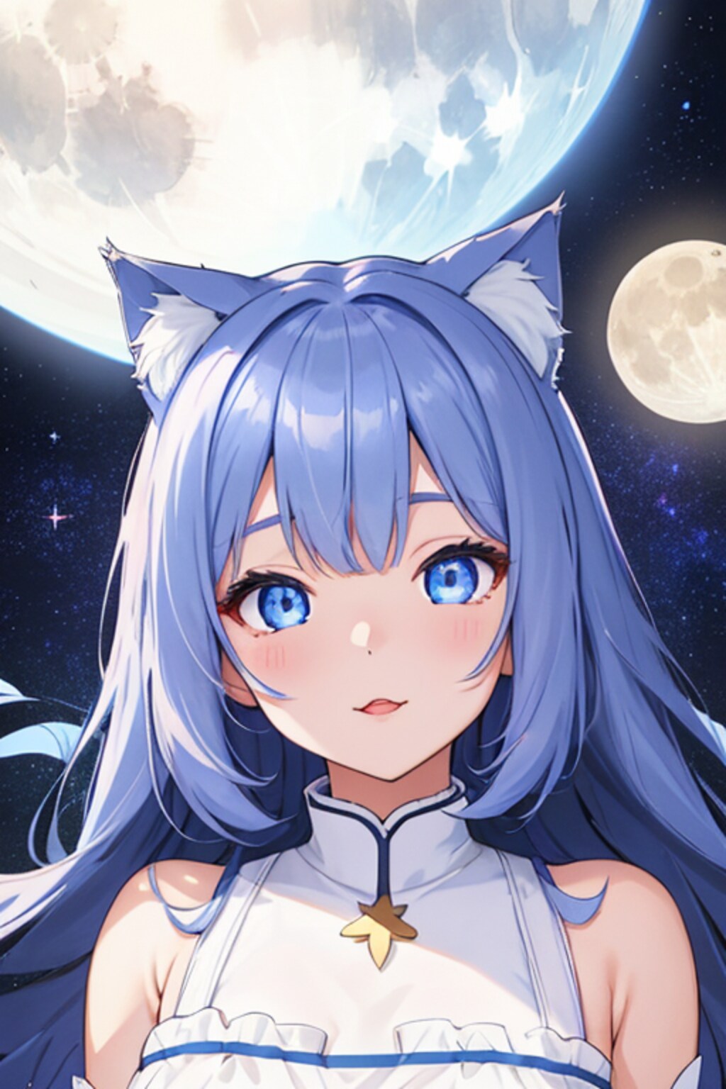 月の不思議な少女-No.3