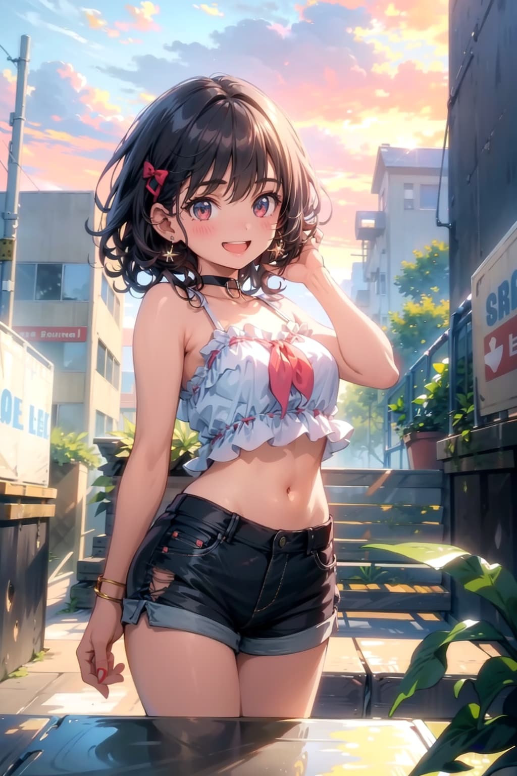 TOPAZちゃん三様 | の人気AIイラスト・グラビア