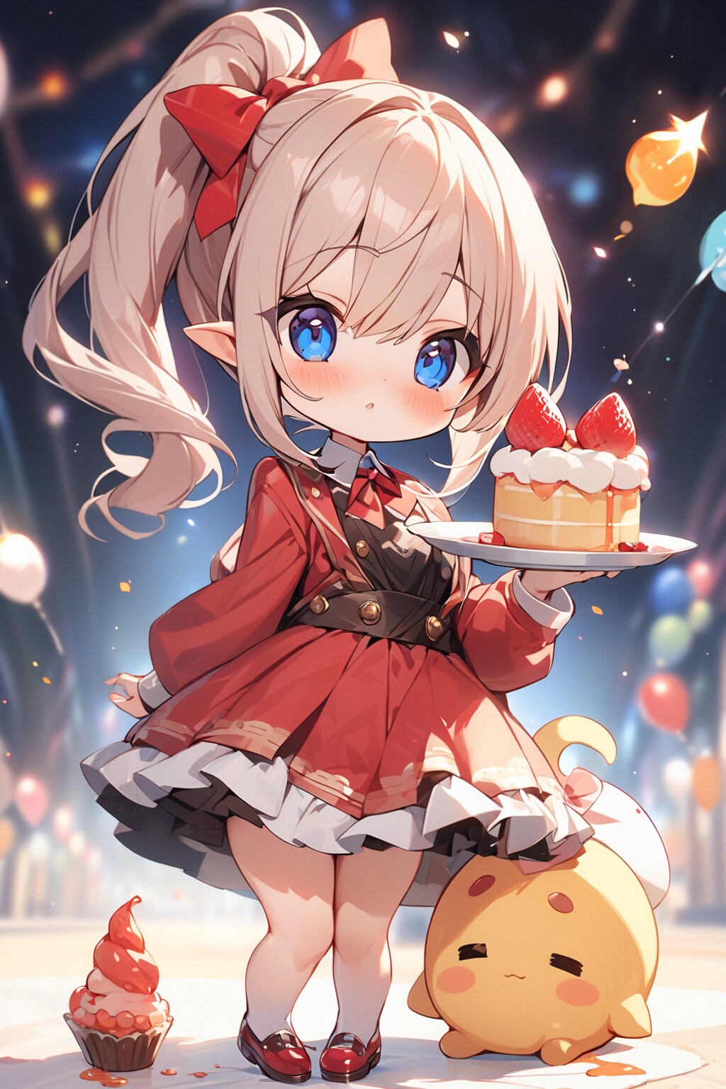 「ケーキ．．あげないよ」