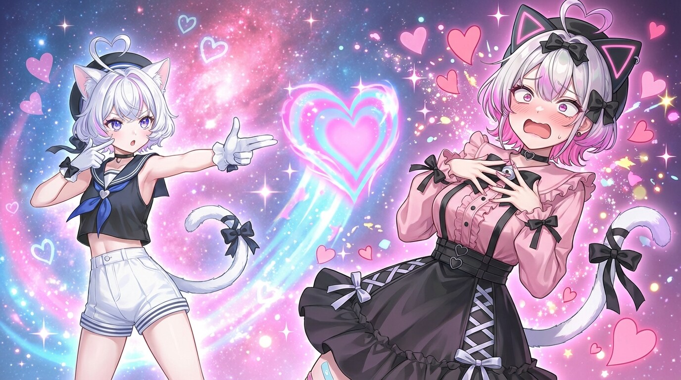 ラブラブ少女達 | の人気AIイラスト・グラビア