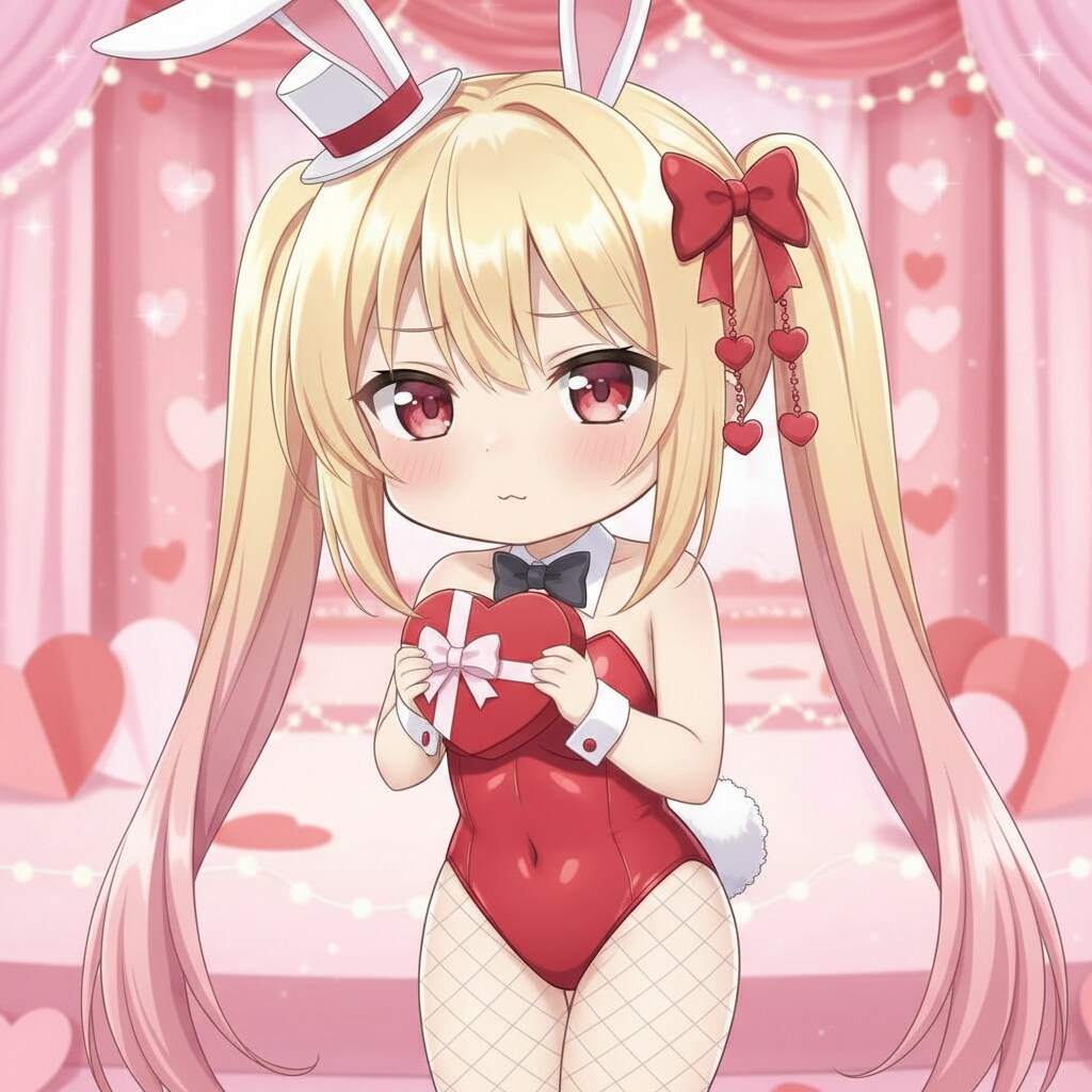 金ツイぴょん。バレンタインバニー