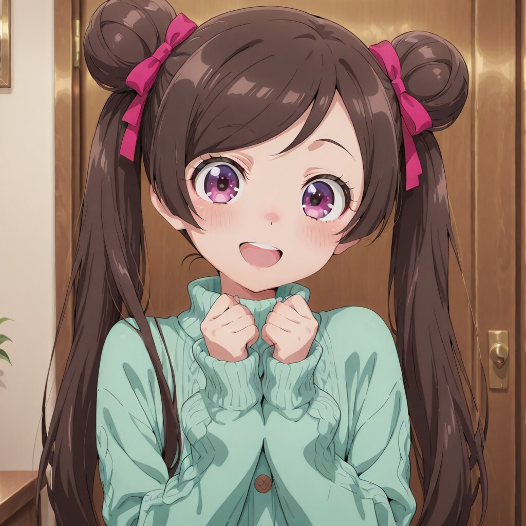 おだんごツインテール