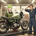 川崎ちゃんのバイクを修理に持って行ったが… 2枚目