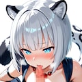 「ふふっ…おっぱいに挟まれて…気持ちいい？」 5枚目