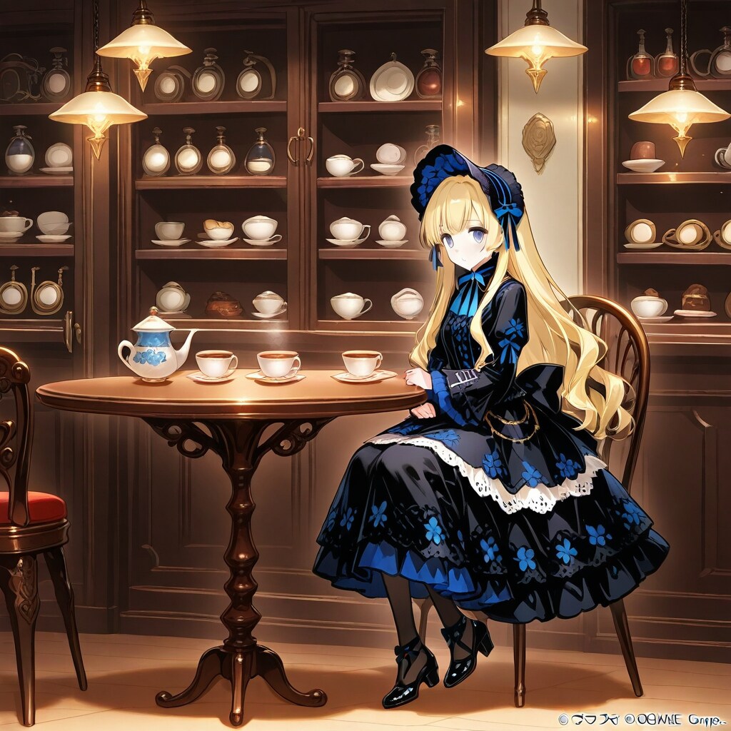 カフェでティータイム