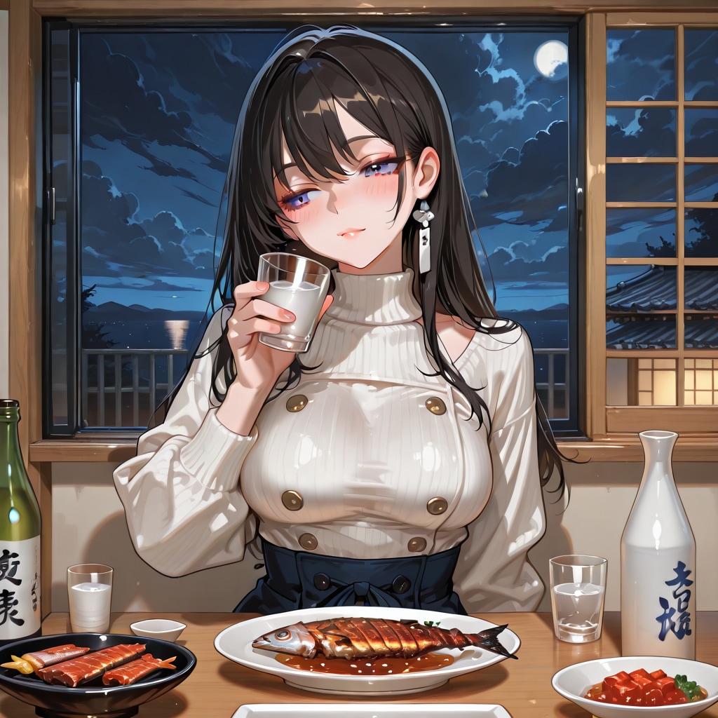 にごり酒の日。 | の人気AIイラスト・グラビア