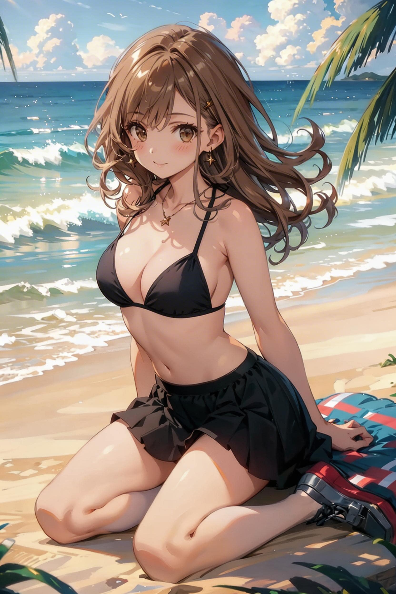 TOPAZ+αで絵海ちゃん(水着&おさげほどきVer)