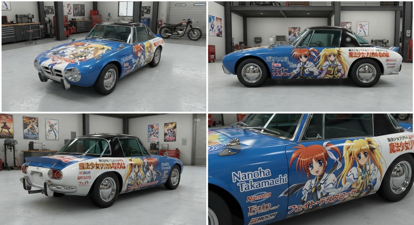 魔法少女リリカルなのは痛車ヨタハチ | の人気AIイラスト・グラビア