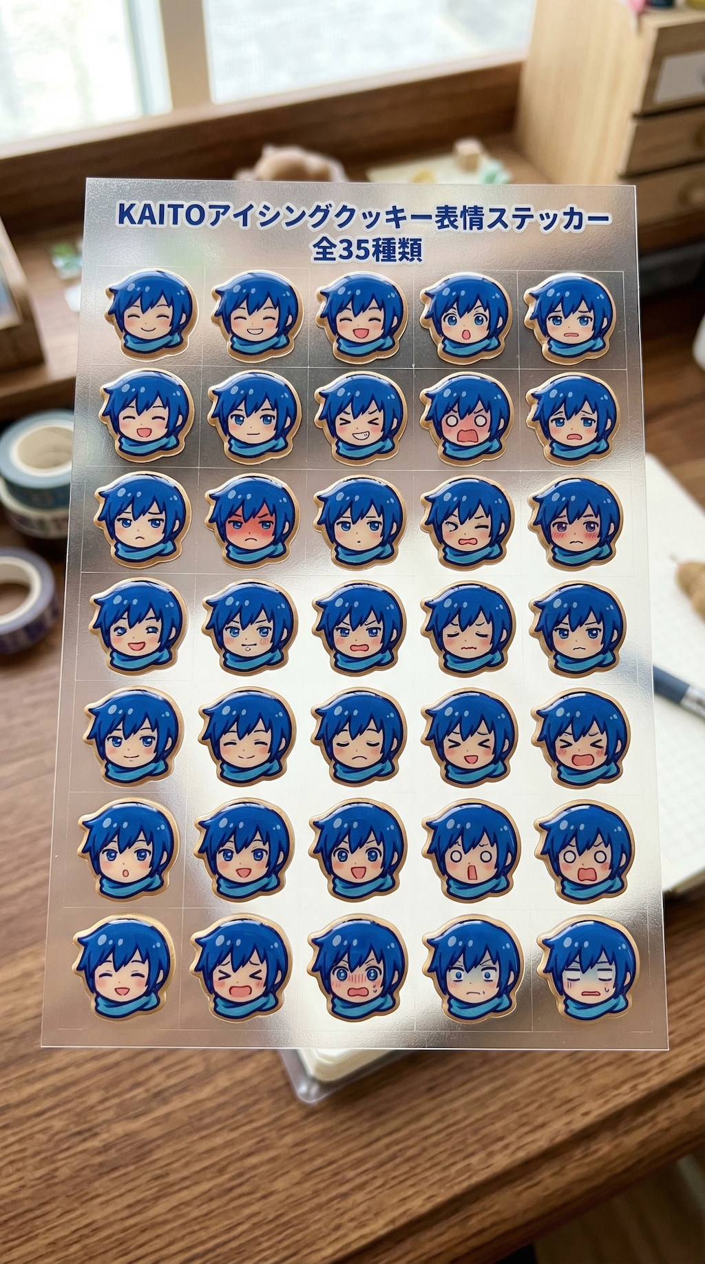 KAITOのぷくぷくシール