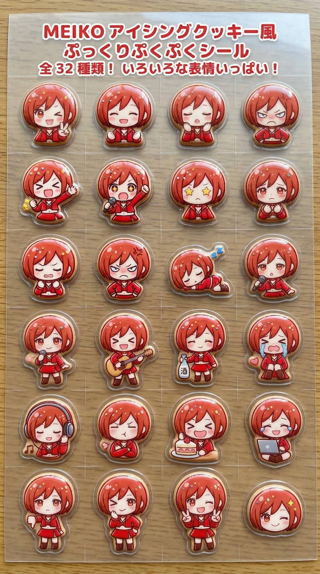 KAITOのぷくぷくシール