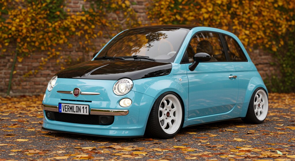 フィアット500のドリ車