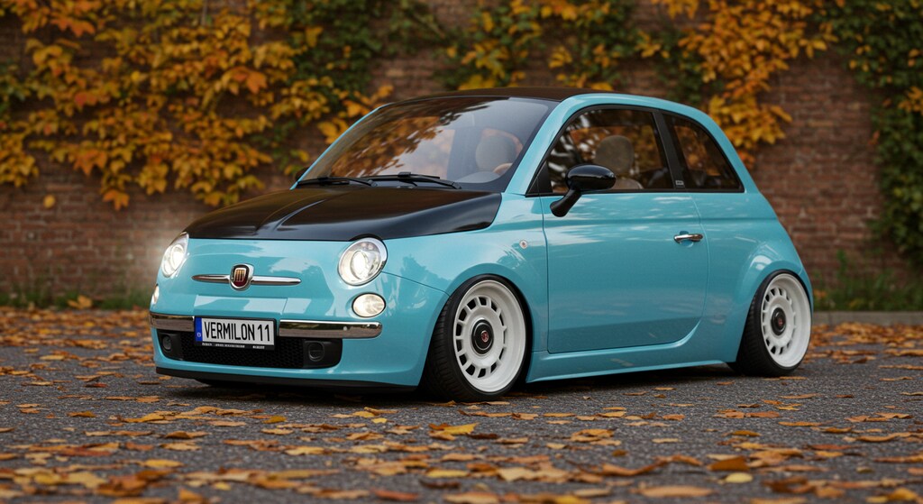 フィアット500のドリ車