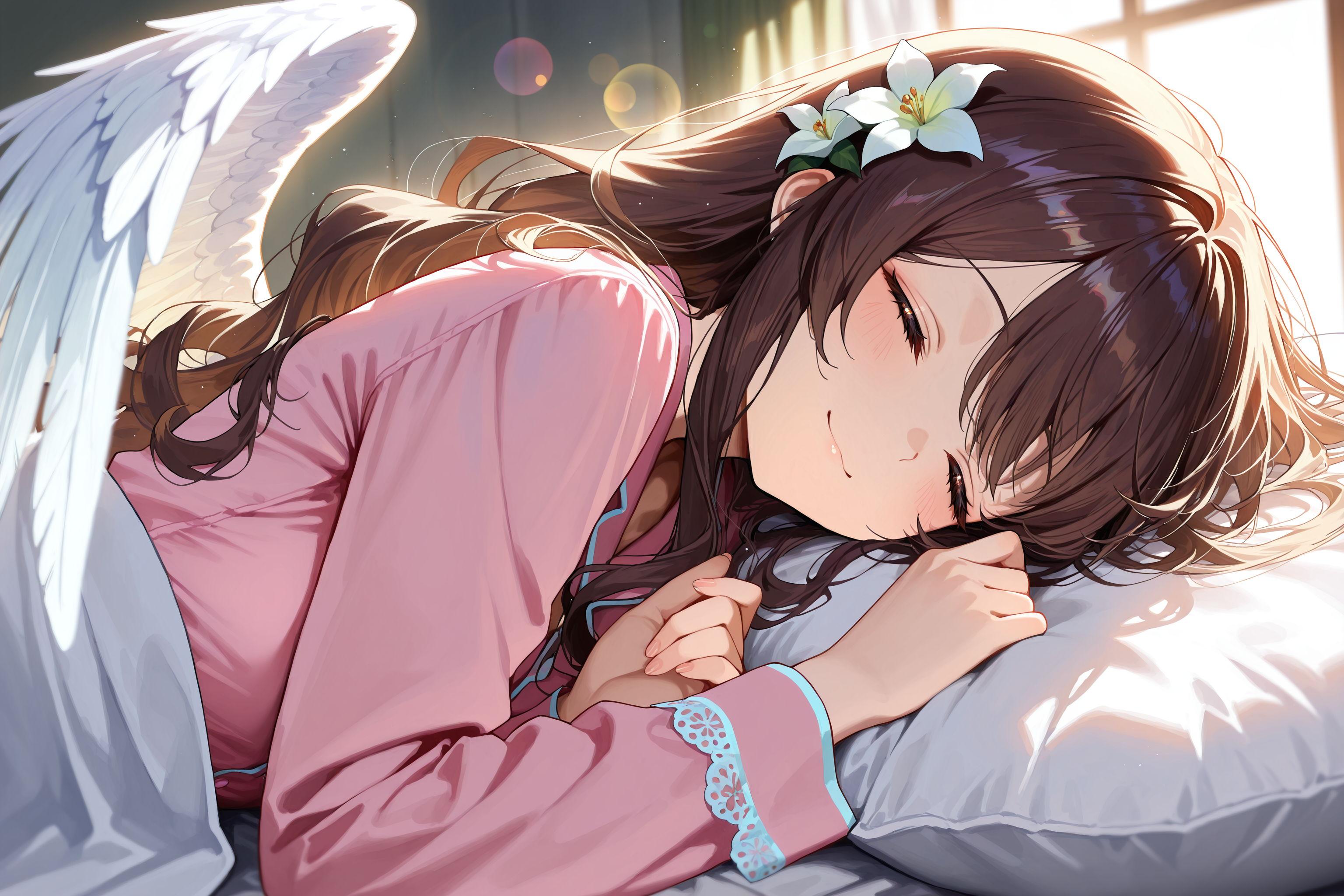 天使さん休憩中 | の人気AIイラスト・グラビア