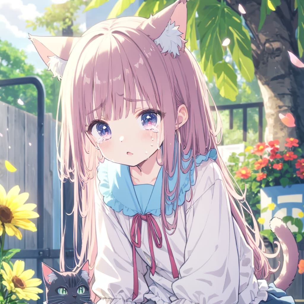 花さかニャンコ | の人気AIイラスト・グラビア