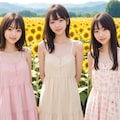 ひまわり畑（３人） No.1 6枚目