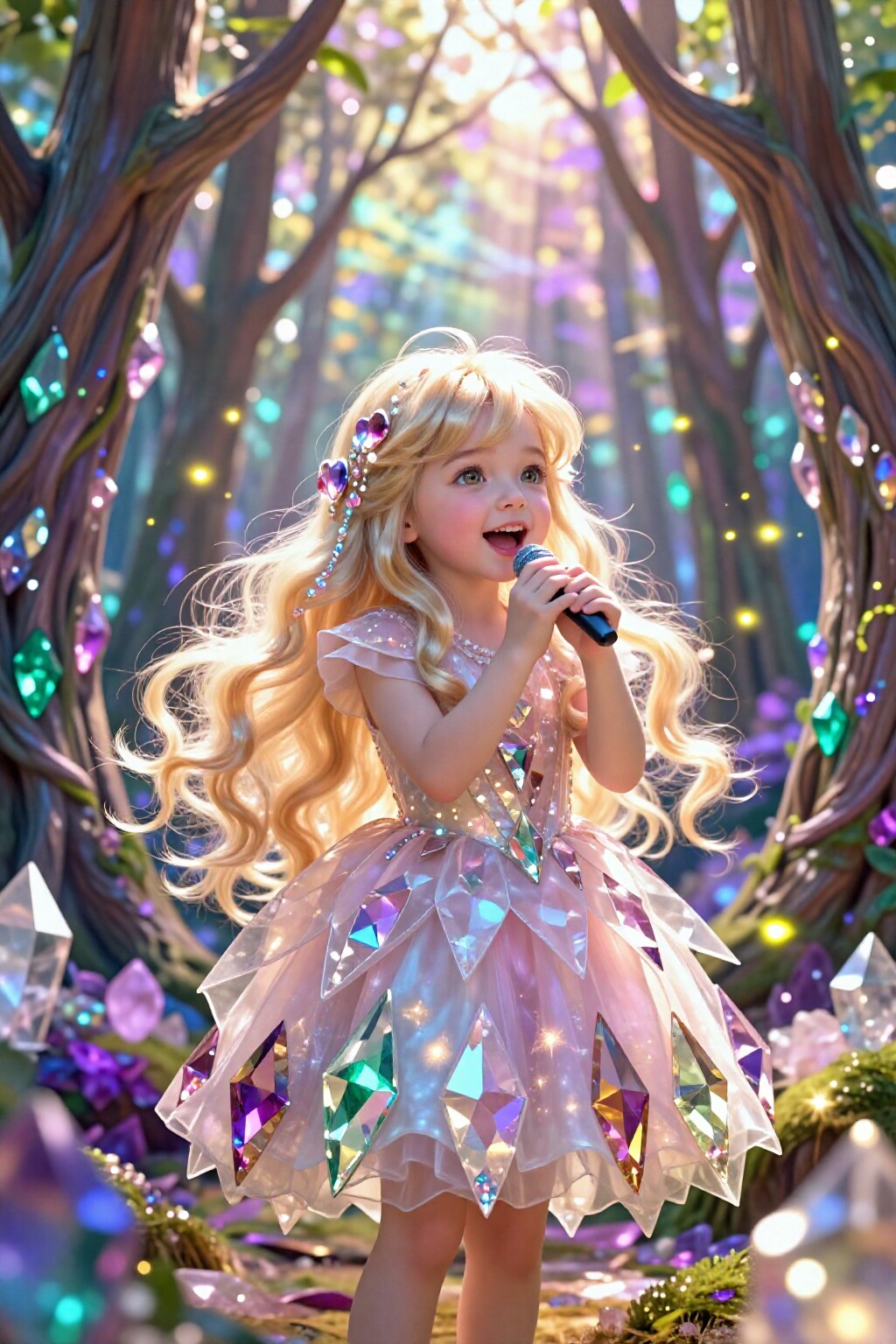 宝石の森で、願いが叶っちゃうかも | の人気AIイラスト・グラビア