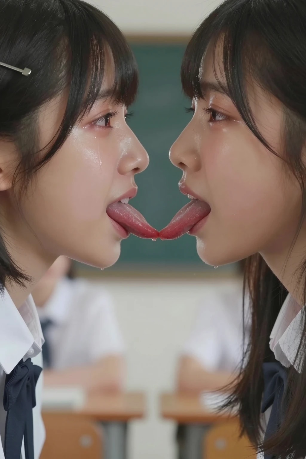 触れ合う舌先