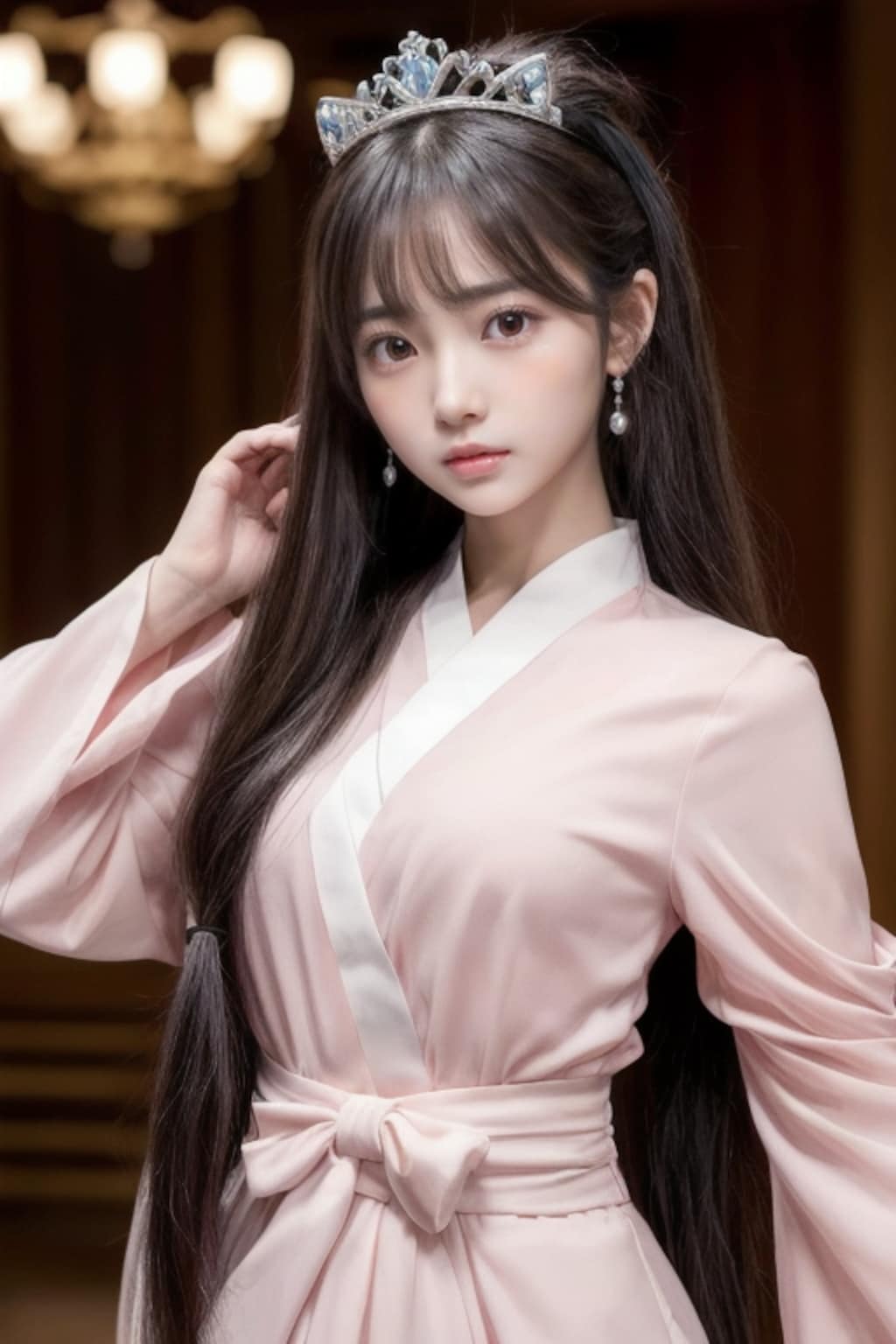 ご就寝の姫様