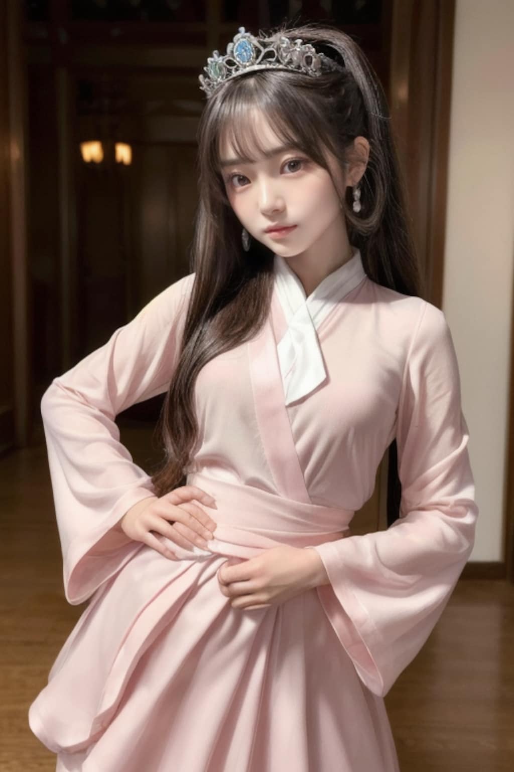 ご就寝の姫様