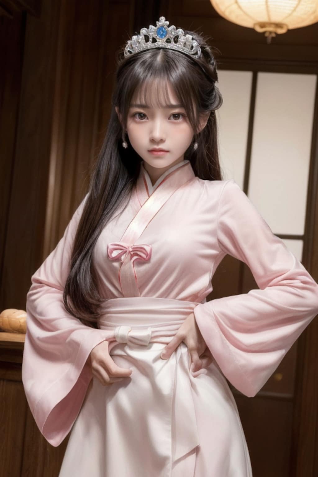 ご就寝の姫様